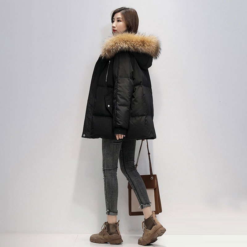 Women's Down Parkas Cotton Jacket Winter Warm Fashion Loose Korean Version Of The Women 221129