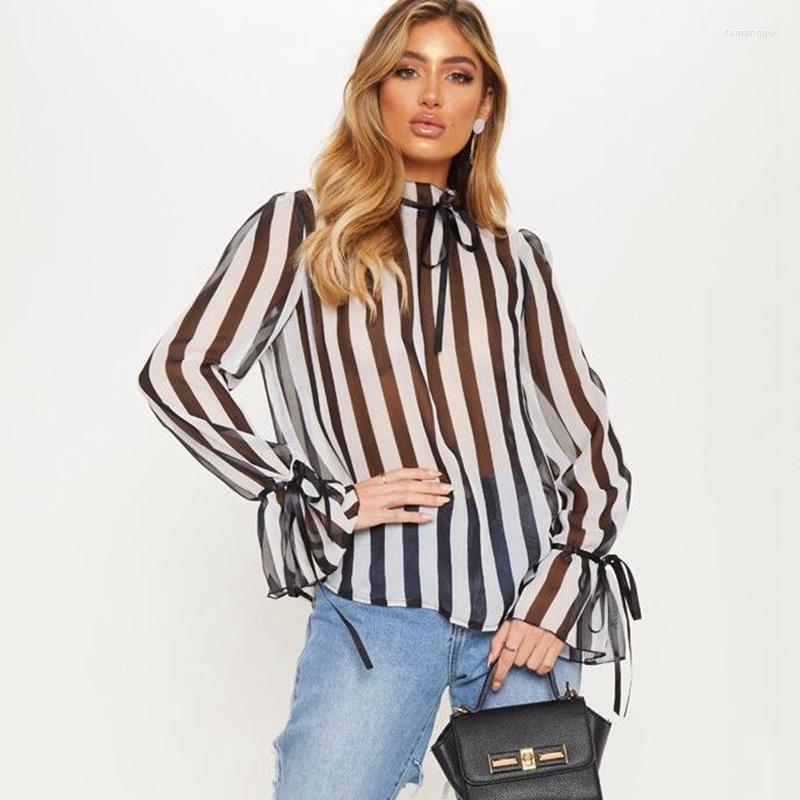 Women' Blouses Women' & Shirts Women Mesh Striped Blouse Lady Early Autumn Modern Shirt See-through Loose Button Puff Sleeve High, Picture shown
Women' Blouses Women' & Shirts Women Mesh Striped Blouse Lady Early Autumn Modern Shirt See-through Loose Button Puff Sleeve High, Picture shown