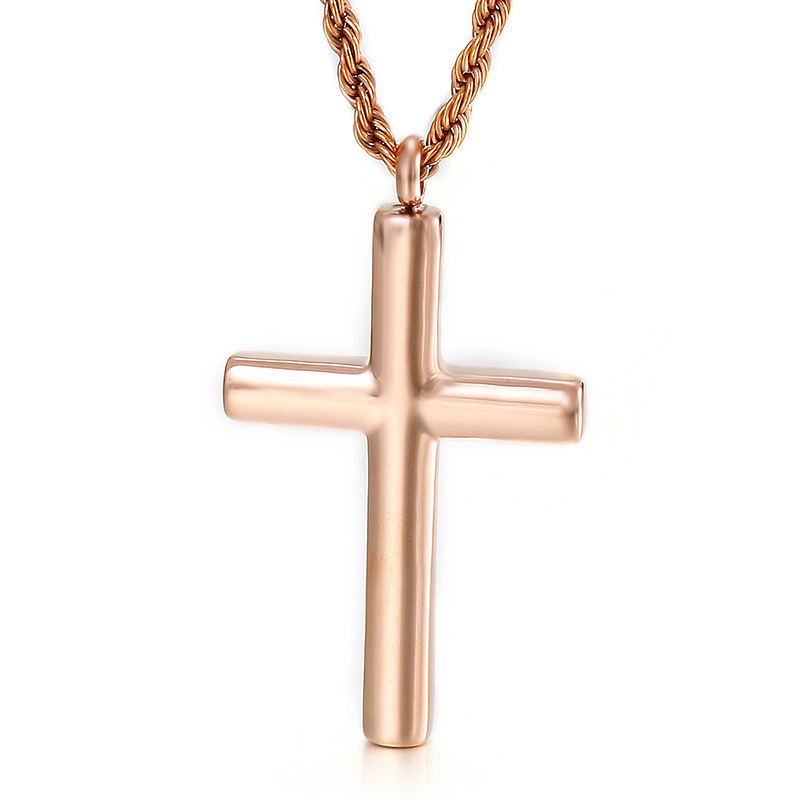 Classic Cross Pendants Necklace Jewelry Stainless Steel Gold Plated Men Women Lover Gift Religious Jewelry