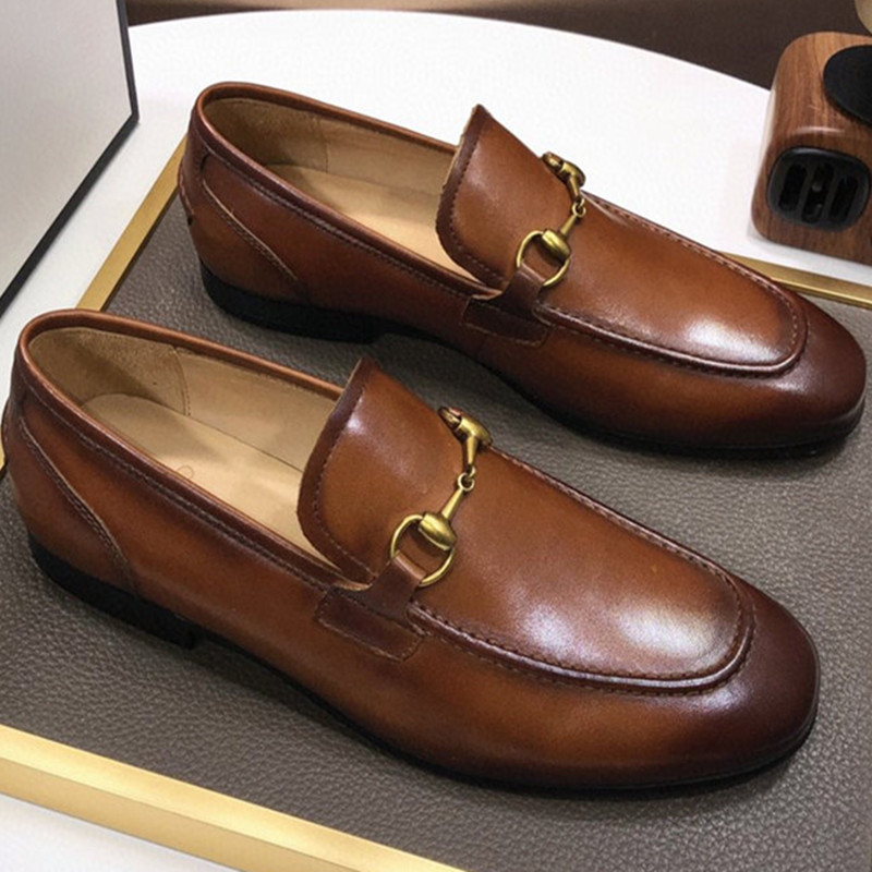 A2 2022 Fashion Men G Loafers Party Wedding Shoes Designer Black Brown White Genuine Leather Dress Shoes For Mens Slip On Flats size 38-45, Shoelaces
A2 2022 Fashion Men G Loafers Party Wedding Shoes Designer Black Brown White Genuine Leather Dress Shoes For Mens Slip On Flats size 38-45, Shoelaces
