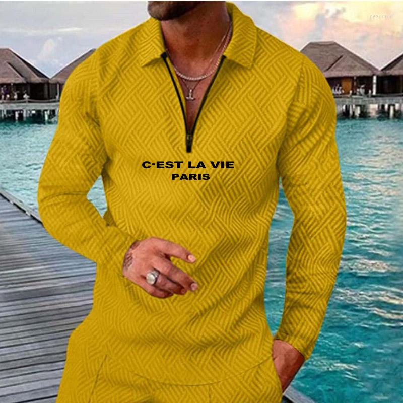 Men's Polos Fashion Solid Color Polo Shirts Men's Long Sleeve Fall Winter Business Dresses Luxury T S, Pls-21
Men's Polos Fashion Solid Color Polo Shirts Men's Long Sleeve Fall Winter Business Dresses Luxury T S, Pls-21