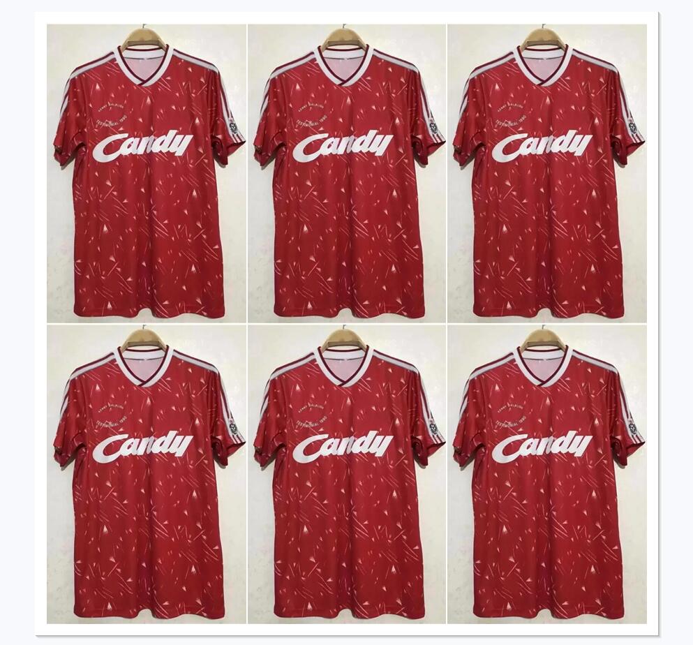 1990 Retro Soccer Jerseys DENNY DAlGLISH Testimonial Version Vintage Jersey Red Home FA CUP GERRARD MCMANAMAN Football Shirt
1990 Retro Soccer Jerseys DENNY DAlGLISH Testimonial Version Vintage Jersey Red Home FA CUP GERRARD MCMANAMAN Football Shirt