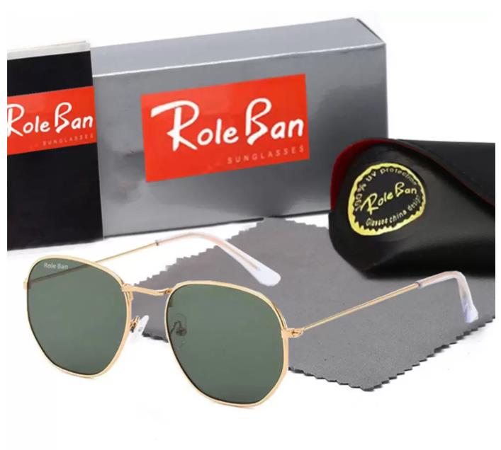 Fashion designer Sunglasses Men Role Ban Classic Retro Pilot Frame Glass Lens UV400 Ray Band 3548 Bands Sunnies Protection Eyewear With Leather Case
Fashion designer Sunglasses Men Role Ban Classic Retro Pilot Frame Glass Lens UV400 Ray Band 3548 Bands Sunnies Protection Eyewear With Leather Case