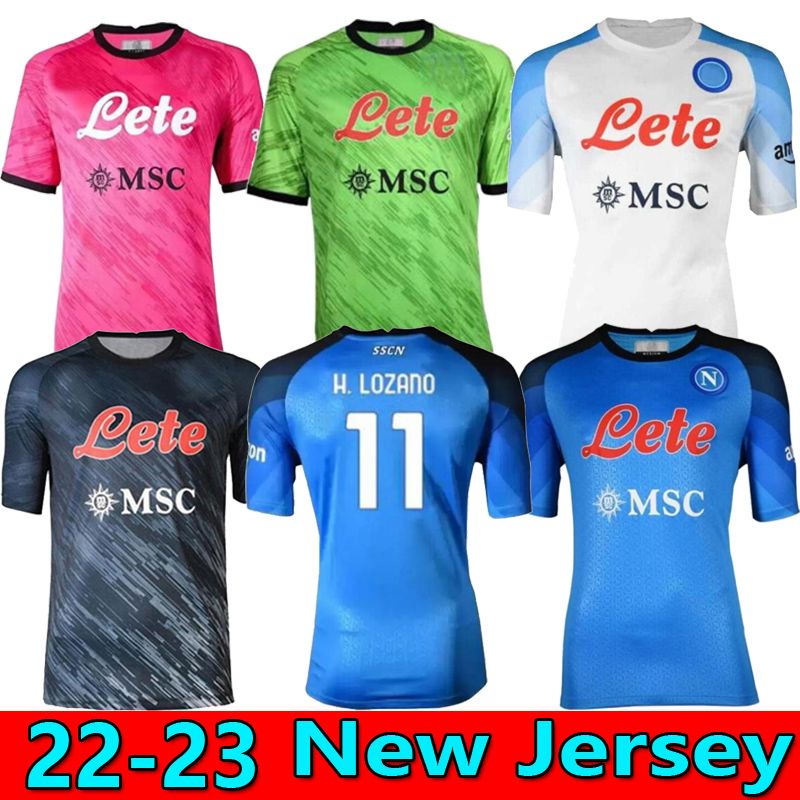 22 23 NAPOLI soccer jerseys Maglia Naples 2022 2023 ZIELINSKI ANGUISSA OLIVERA KVARATSKHELIA KIDS FOOTBALL SHIRT OSIMHEN FABIAN LOZANO SSC Napoli goalkeeper