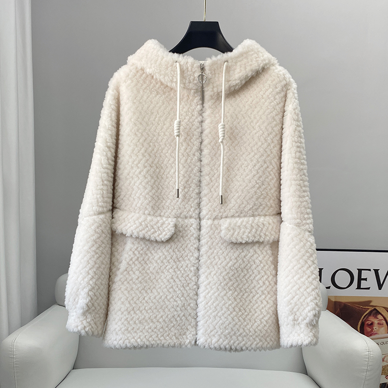 Womens Fur Faux Fur PUDI Fashion Real Wool Fur Coat Winter Soft Sport Women Jacket CT236 220930