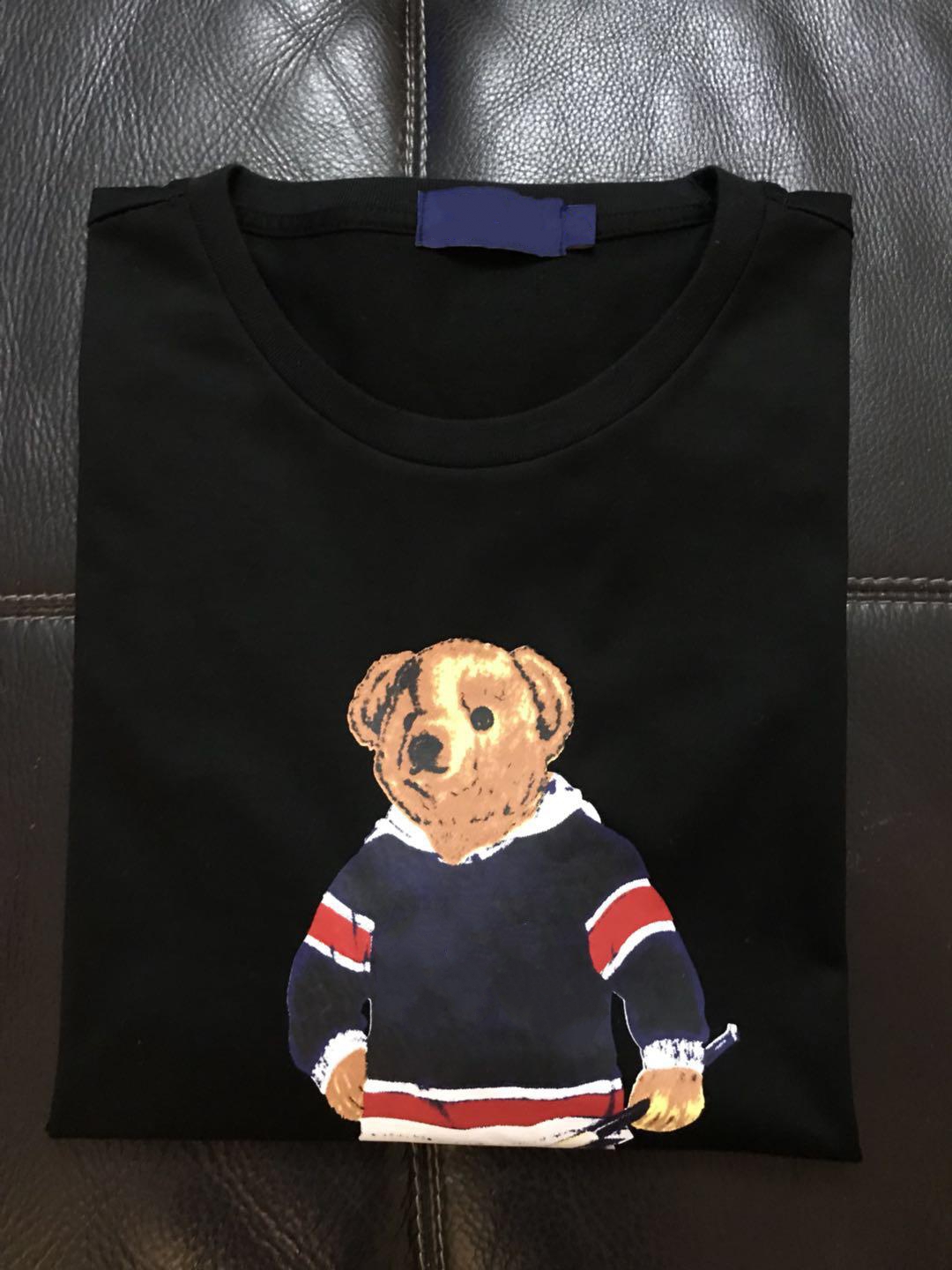 American Bear Print High Quality 100% Cotton Shirt Fashion Bear T-Shirt Short Sleeve Casual Size M-3XL
American Bear Print High Quality 100% Cotton Shirt Fashion Bear T-Shirt Short Sleeve Casual Size M-3XL