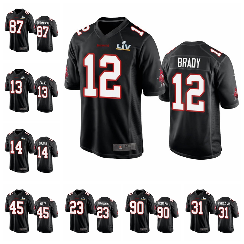 Tampa''Bay''Buccaneers''Men 12 Tom Brady 87 Rob Gronkowski 13 Mike Evans 14 Chris Godwin 54 David 45 White 90 Pierre-Paul Black Super Game Bowl Football Jersey
Tampa''Bay''Buccaneers''Men 12 Tom Brady 87 Rob Gronkowski 13 Mike Evans 14 Chris Godwin 54 David 45 White 90 Pierre-Paul Black Super Game Bowl Football Jersey