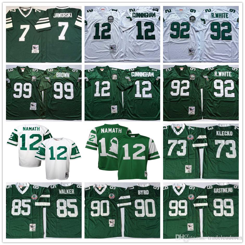 football Vintage 12 Randall Cunningham Joe Namath Klecko Mark Gastineau Dennis Byrd Wesley Walker Ron Jaworski Reggie White Green Football J
football Vintage 12 Randall Cunningham Joe Namath Klecko Mark Gastineau Dennis Byrd Wesley Walker Ron Jaworski Reggie White Green Football J