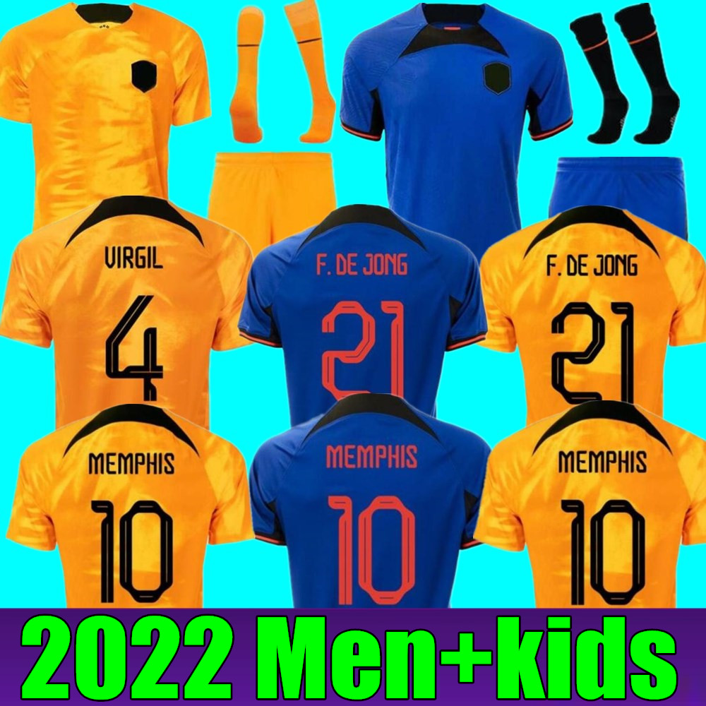 Netherlands MEMPHIS soccer jersey 2022 DE JONG Holland DE LIGT WIJNALDUM VAN DIJK 22 23 football shirt Adult men kids kit DUMFRIES, Adult away+world cup patch
Netherlands MEMPHIS soccer jersey 2022 DE JONG Holland DE LIGT WIJNALDUM VAN DIJK 22 23 football shirt Adult men kids kit DUMFRIES, Adult away+world cup patch