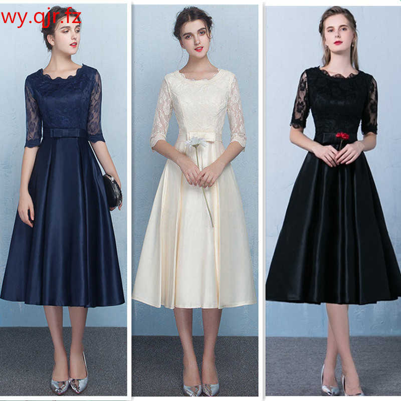 Party Dresses WYHS-66#Navy blue Champagne Red Medium length style Evening Dresses Party Prom Dress Gown Prom wholesale customize women clothin T220930
Party Dresses WYHS-66#Navy blue Champagne Red Medium length style Evening Dresses Party Prom Dress Gown Prom wholesale customize women clothin T220930