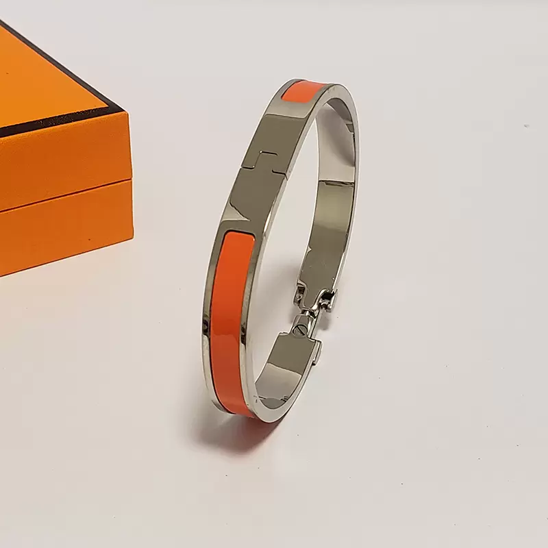 bracelet 8mm wide Titanium steel jewelry gift size 17 for woman fashion Jewelry Bangles no box set
