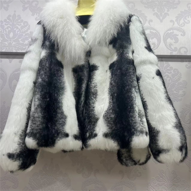 Womens Fur Faux Fashion Simple Real Rabbit Coat For Women Whole Leather Thickened Loose Raccoon Collar Short Jacket Y3106 220930, 1 rust red
Womens Fur Faux Fashion Simple Real Rabbit Coat For Women Whole Leather Thickened Loose Raccoon Collar Short Jacket Y3106 220930, 1 rust red