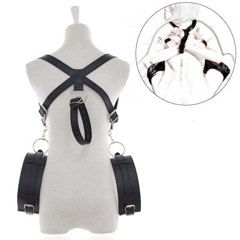 Thigh Massager Vibrator Straps Sling Leg Spreader Open Restraint Belt Bondage Harness with Wrist Cuffs Bdsm Sex Position Aid Adult Toys U6U0 INME