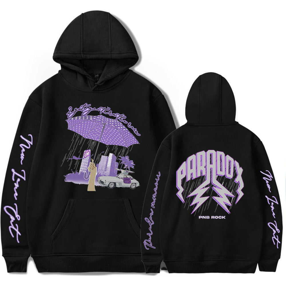 PNB ROCK PNBROCK Merch Hoodies Winter MenWomen Hooded 2GYTTR X PARADOX RIP RIP Long Sleeve