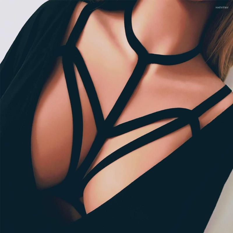 Garters Alluring Sexy Bustier Bandage Cage Bra Cupless Goth Lingerie Elastic Belt Crop Tops Women Top Accessories
Garters Alluring Sexy Bustier Bandage Cage Bra Cupless Goth Lingerie Elastic Belt Crop Tops Women Top Accessories