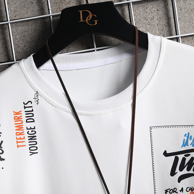 Men's Tracksuits Men's Set Autumn Printed Sweatshirts Pants Outfits Set Fashion Allmatch Tracksuit Men Spring Casual Two Peice Suit 220930