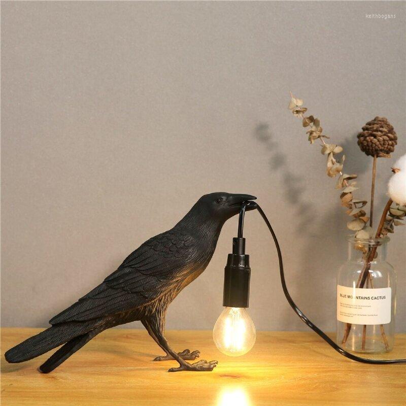 Table Lamps Lifelike Resin Birds Crow Desk Lampara Wall Lamp Raven Escritorio Night Light Bedroom Bedside Living Room Home Decor
Table Lamps Lifelike Resin Birds Crow Desk Lampara Wall Lamp Raven Escritorio Night Light Bedroom Bedside Living Room Home Decor
