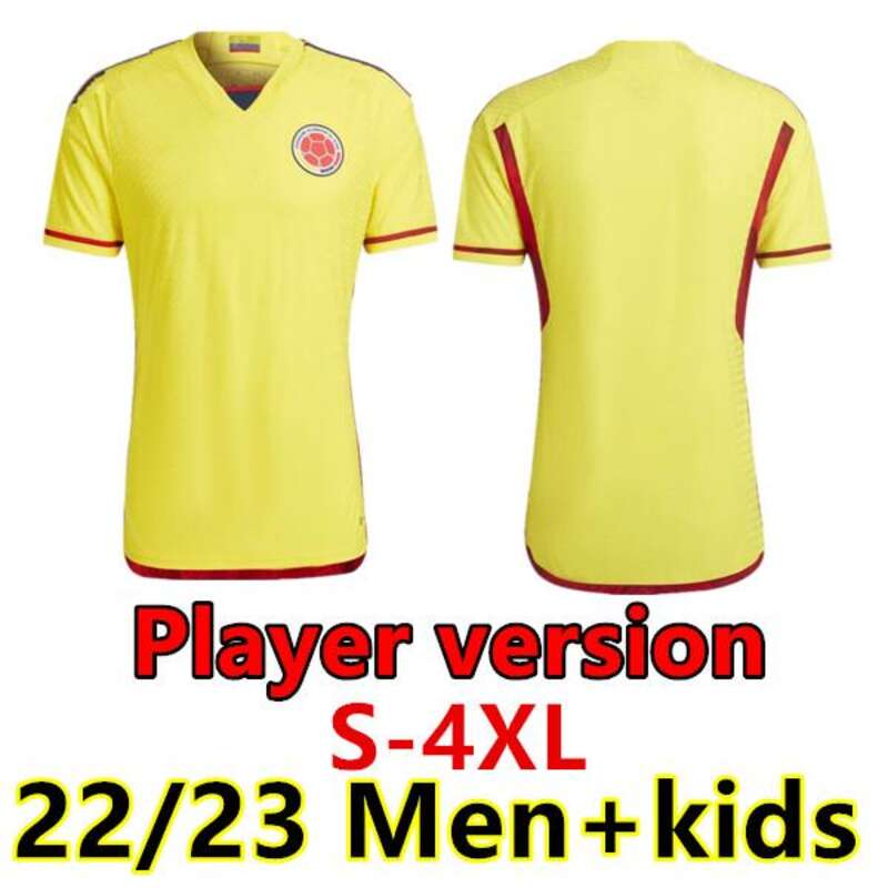 Soccer Jerseys soccer jersey S-4XL 2022 2023 Thailand quality Colombia home JAMES copa america colombia player version football shirt FALCAO men kids, 22/23 home player2
Soccer Jerseys soccer jersey S-4XL 2022 2023 Thailand quality Colombia home JAMES copa america colombia player version football shirt FALCAO men kids, 22/23 home player2