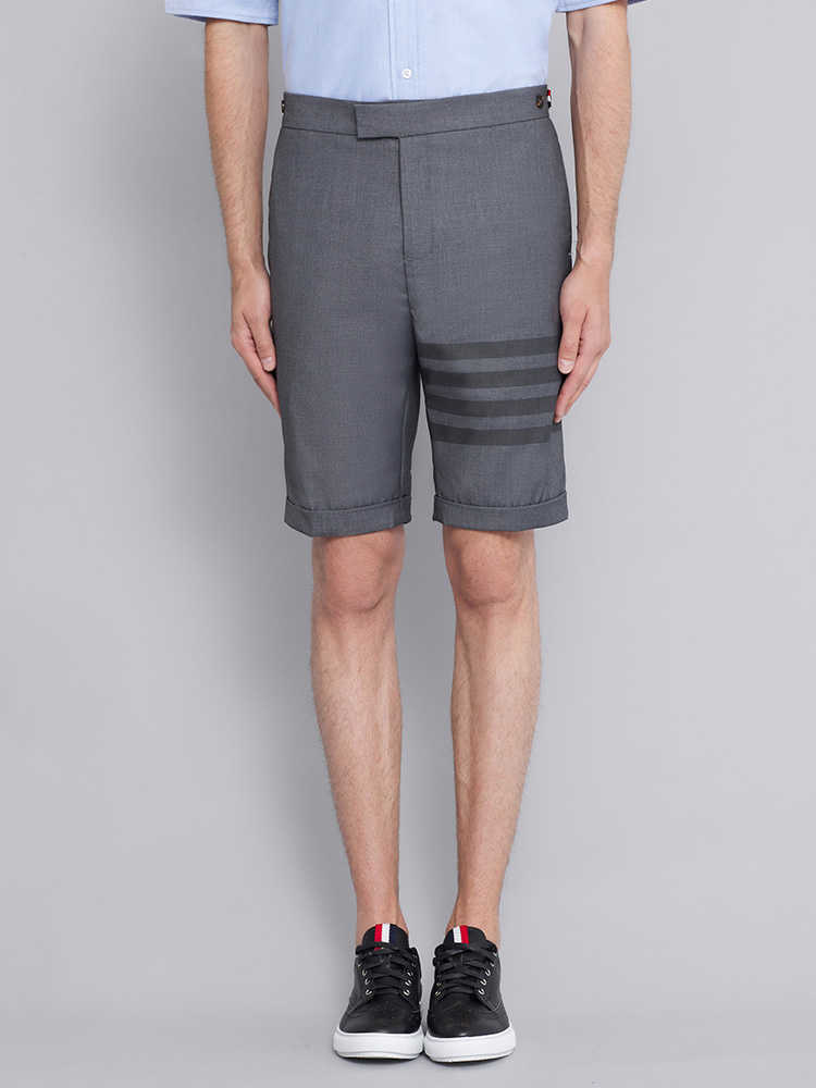 New Thom Summer Short Suit Fashio Brand Trousers for Men Black 4-bar Stripe Harajuku Formal Tb Pants
New Thom Summer Short Suit Fashio Brand Trousers for Men Black 4-bar Stripe Harajuku Formal Tb Pants