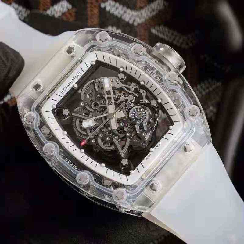 Richa Milles Lithography Machine Rm35-02 Glass Transparent Hollow Design Full Automatic Core Tourbillon DOVR, Black
Richa Milles Lithography Machine Rm35-02 Glass Transparent Hollow Design Full Automatic Core Tourbillon DOVR, Black