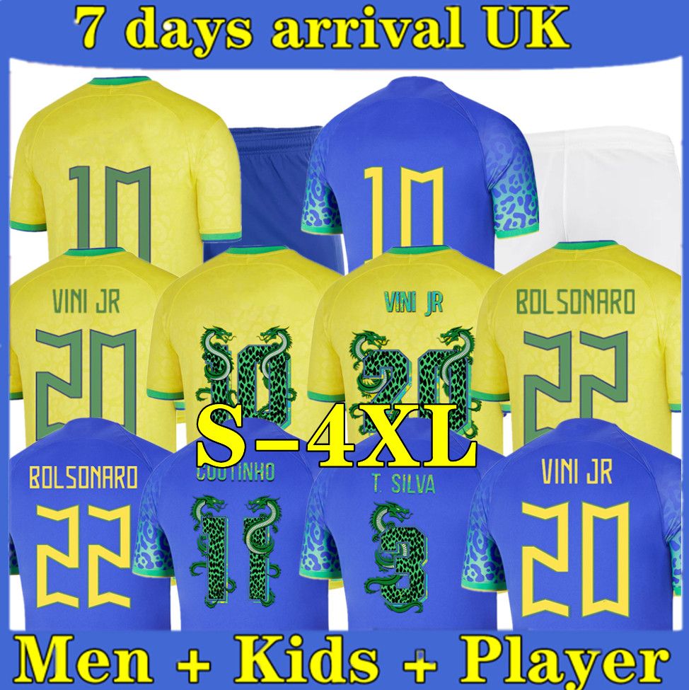 S-4XL COUTINHO soccer jersey men kids player Camiseta de futbol 2022 PAQUETA BRAZILS NERES football shirt JESUS PELE CASEMIRO brasil 22 23 maillots, 22/23 away+patch
S-4XL COUTINHO soccer jersey men kids player Camiseta de futbol 2022 PAQUETA BRAZILS NERES football shirt JESUS PELE CASEMIRO brasil 22 23 maillots, 22/23 away+patch