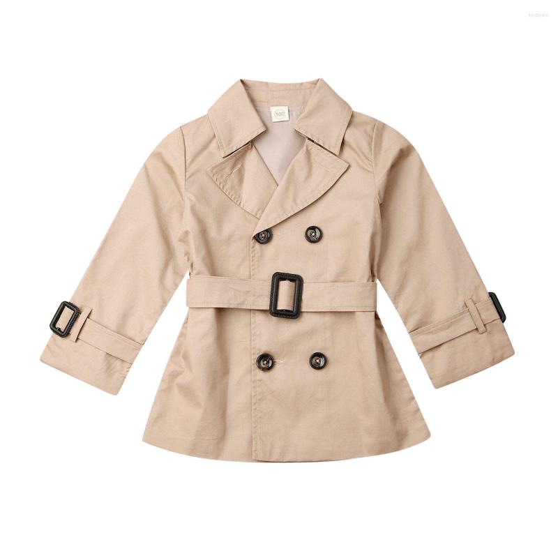Coat Autumn Toddler Kids Girls Double-breasted Lapel Trench Jacket Casual Winter Long Outerwear 2-7Y, Picture shown
Coat Autumn Toddler Kids Girls Double-breasted Lapel Trench Jacket Casual Winter Long Outerwear 2-7Y, Picture shown