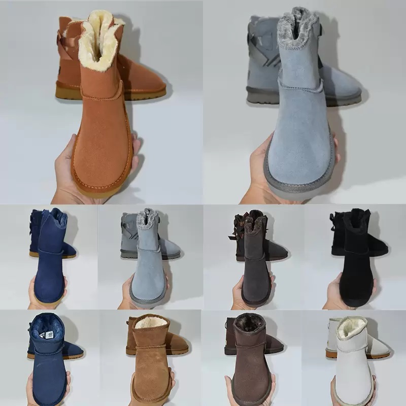 Women Snow Boots Winter Triple Black Chestnut Purple Pink Navy Grey Fashion Classic Over The Knee Ankle Boot Woman Ladies Keep Warm Designer Booties Shoes, Color#4
Women Snow Boots Winter Triple Black Chestnut Purple Pink Navy Grey Fashion Classic Over The Knee Ankle Boot Woman Ladies Keep Warm Designer Booties Shoes, Color#4