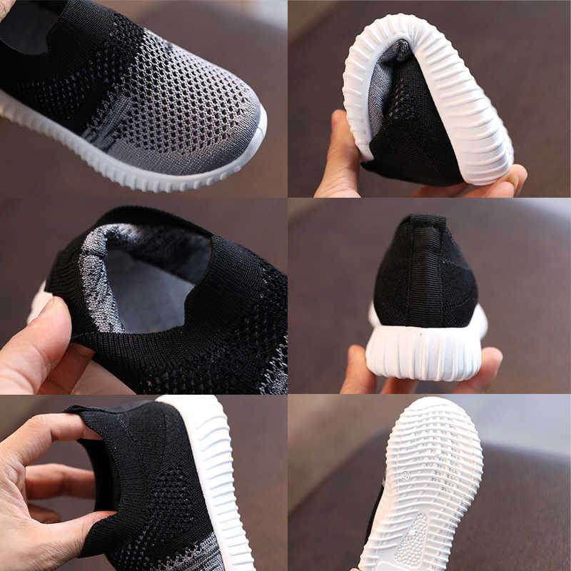 Sneakers Kids Shoes Anti-slip Soft Rubber Bottom Baby Sneaker Casual Flat Sneakers Shoes Children Size Kid Girls Boys Sports Shoe Size 33 T220930