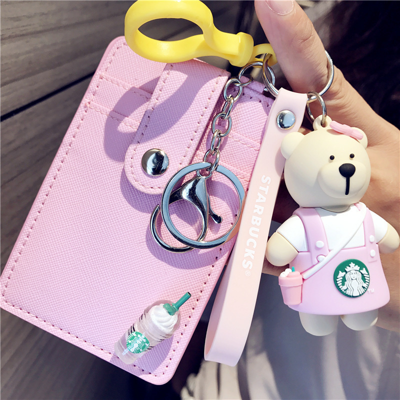 Party Favor Starbucks Bear Card Case Key Chain Bus Subway Cartoon Bank Ferrule smart cover Case Campus Creative Gift
Party Favor Starbucks Bear Card Case Key Chain Bus Subway Cartoon Bank Ferrule smart cover Case Campus Creative Gift