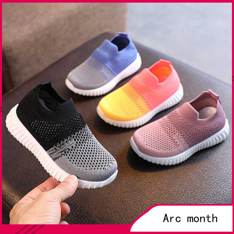 Sneakers Kids Shoes Anti-slip Soft Rubber Bottom Baby Sneaker Casual Flat Sneakers Shoes Children Size Kid Girls Boys Sports Shoe Size 33 T220930