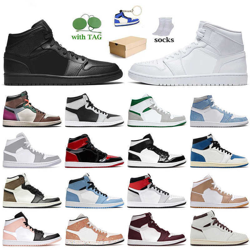 1s Basketball Shoes Womens Mens Trainers Jumpman 1 Mid Triple Black White Bordeaux University Blue High Og Wolf Grey Hyper Royal Pat Jordon Jorda, B16 dark mocha 36-47
1s Basketball Shoes Womens Mens Trainers Jumpman 1 Mid Triple Black White Bordeaux University Blue High Og Wolf Grey Hyper Royal Pat Jordon Jorda, B16 dark mocha 36-47