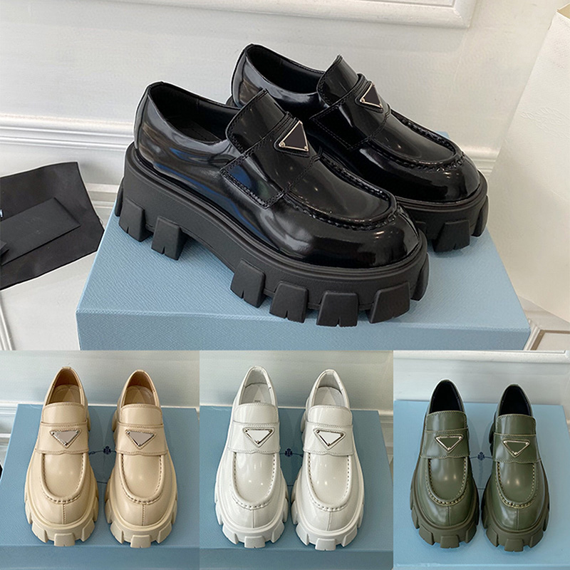 Black Beige Brushed Leather Loafers Designers Dress Shoes For Women Classic Penny Loafer Chunky Rubber Lug Sole Lady Wedding Casual
Black Beige Brushed Leather Loafers Designers Dress Shoes For Women Classic Penny Loafer Chunky Rubber Lug Sole Lady Wedding Casual