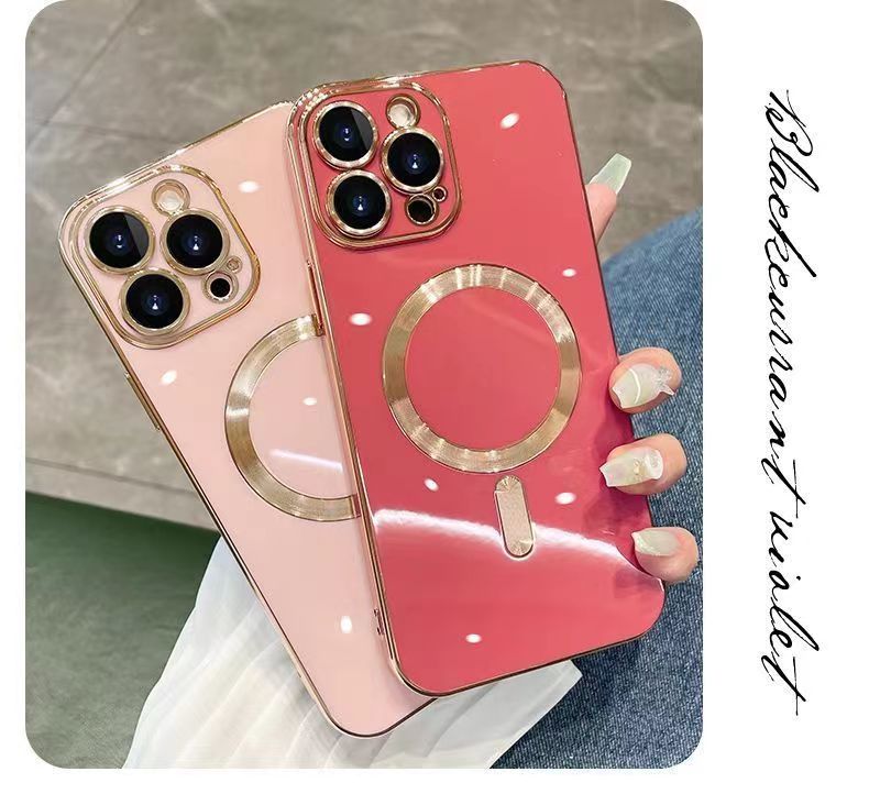 Iphone case Luxury Magnetic For Magsafe Wireless Charging Case For iPhone 14 13 12 11 Pro Max Clear Plating Silicone Cover, Purple
Iphone case Luxury Magnetic For Magsafe Wireless Charging Case For iPhone 14 13 12 11 Pro Max Clear Plating Silicone Cover, Purple