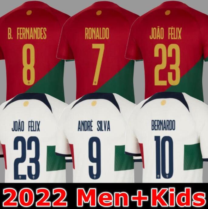 22 23 Portugal soccer jerseys RONALDO FERNANDES Portugieser 2022 JOAO FELIX Portugal Portuguese football shirt Men kit set, 2022 away
22 23 Portugal soccer jerseys RONALDO FERNANDES Portugieser 2022 JOAO FELIX Portugal Portuguese football shirt Men kit set, 2022 away