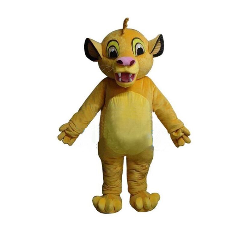 New Lion King Simba Mascot Costume Fancy Costume Anime Kits for Halloween party event, Yellow 
New Lion King Simba Mascot Costume Fancy Costume Anime Kits for Halloween party event, Yellow