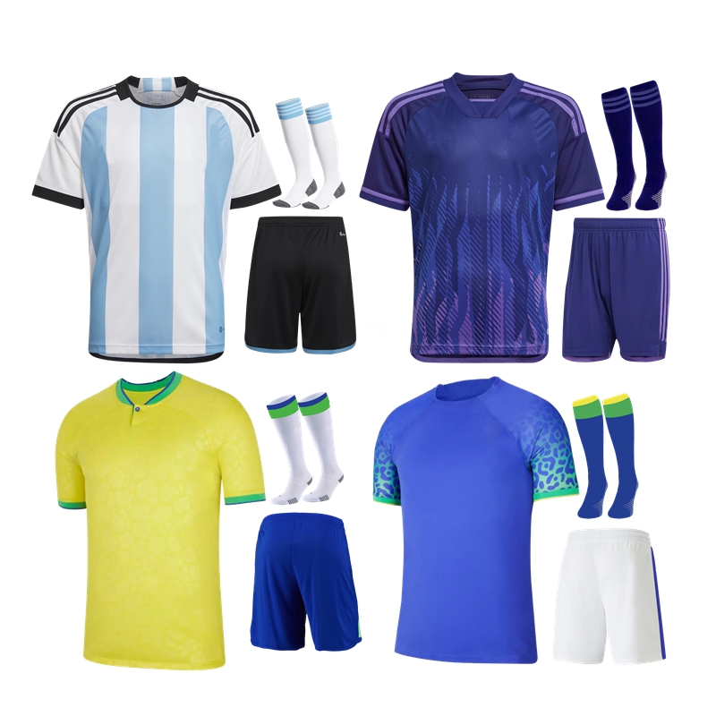 FOOTBALL TEAM SHIRT SOCCER JERSEYS Tops 2022 2023 Brasil Argentina KIDS KITS ALDULT SUIT CAMISA DE TIM FANS PLAYER VERSION 22 23 Wholesale Custom, No name and number
FOOTBALL TEAM SHIRT SOCCER JERSEYS Tops 2022 2023 Brasil Argentina KIDS KITS ALDULT SUIT CAMISA DE TIM FANS PLAYER VERSION 22 23 Wholesale Custom, No name and number