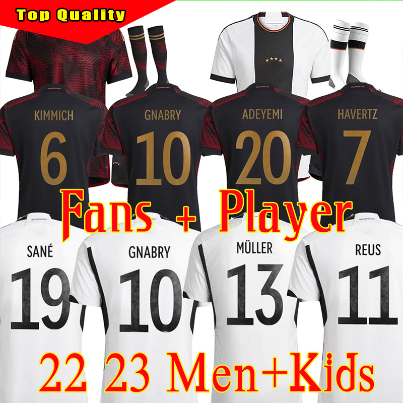 2022 Germany Soccer Jersey Fans Player Version Tops HUMMELS KROOS GNABRY WERNER SANE REUS MULLER KIMMICH 22 23 Football Shirt Maillot Foot Men Kids Kit uniforms, 22 home kid kit
2022 Germany Soccer Jersey Fans Player Version Tops HUMMELS KROOS GNABRY WERNER SANE REUS MULLER KIMMICH 22 23 Football Shirt Maillot Foot Men Kids Kit uniforms, 22 home kid kit