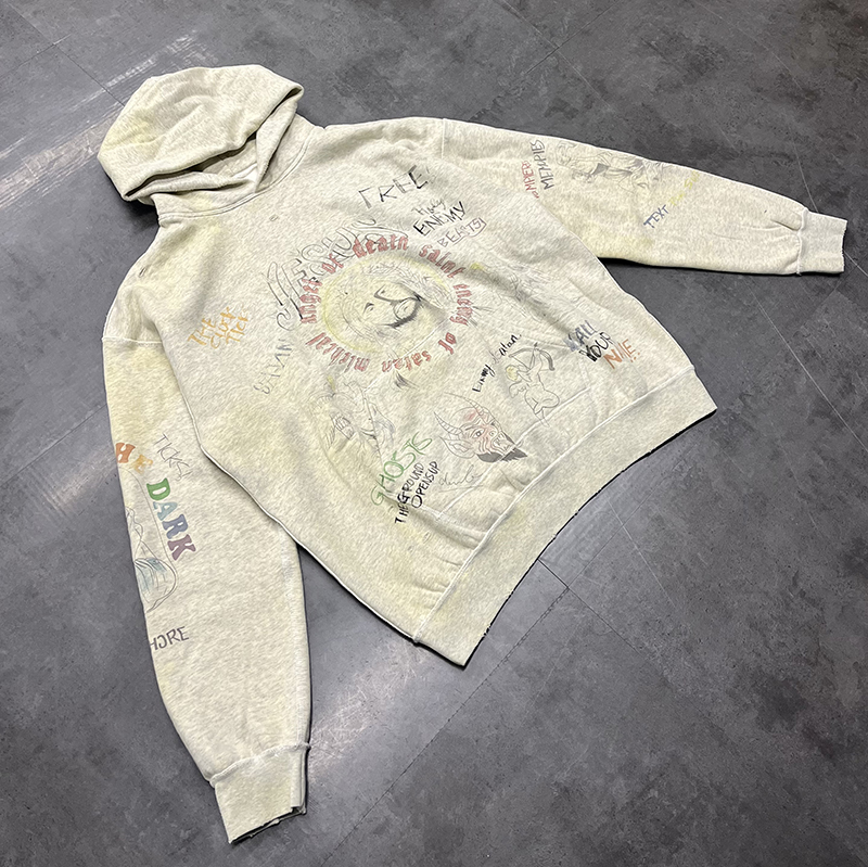 Saint Michael Graffiti Jesus Warm Fleece Hoodie Men's Hoodies & Sweatshirts Unisex Hoody Oversize Hooded Plus Size Sweatshirt Distressed Hooded Destroy Sweat Shirt, Beige
Saint Michael Graffiti Jesus Warm Fleece Hoodie Men's Hoodies & Sweatshirts Unisex Hoody Oversize Hooded Plus Size Sweatshirt Distressed Hooded Destroy Sweat Shirt, Beige