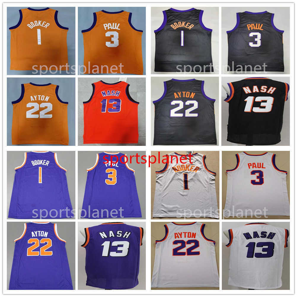 Phoenix's Suns's Basketball 75th City Devin 1 Booker Chris 3 Paul DeAndre 22 Ayton Steve 13 Nash Charles 34 Barkley Mens's''nba''Jersey, Ivory
Phoenix's Suns's Basketball 75th City Devin 1 Booker Chris 3 Paul DeAndre 22 Ayton Steve 13 Nash Charles 34 Barkley Mens's''nba''Jersey, Ivory