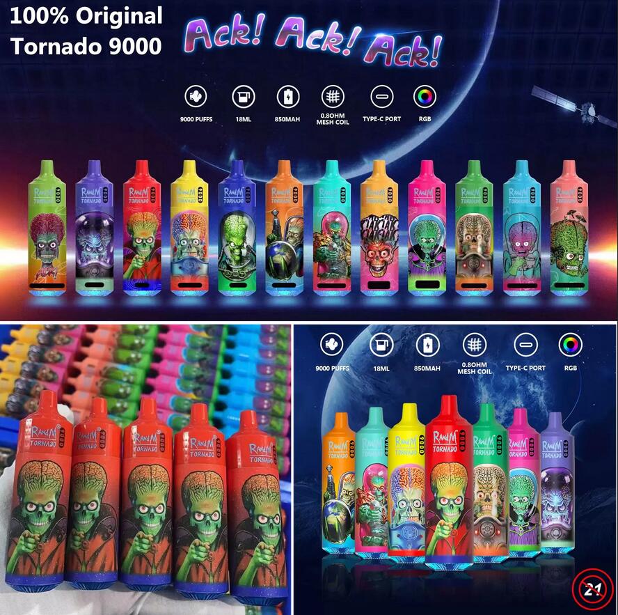 850Mah Batteries Disposable E Cigarette Vape Pen 9000 Puffs With 18Ml Prefilled Pod Big Vapor Capacity Rechargeable 2022 New Original Randm
850Mah Batteries Disposable E Cigarette Vape Pen 9000 Puffs With 18Ml Prefilled Pod Big Vapor Capacity Rechargeable 2022 New Original Randm