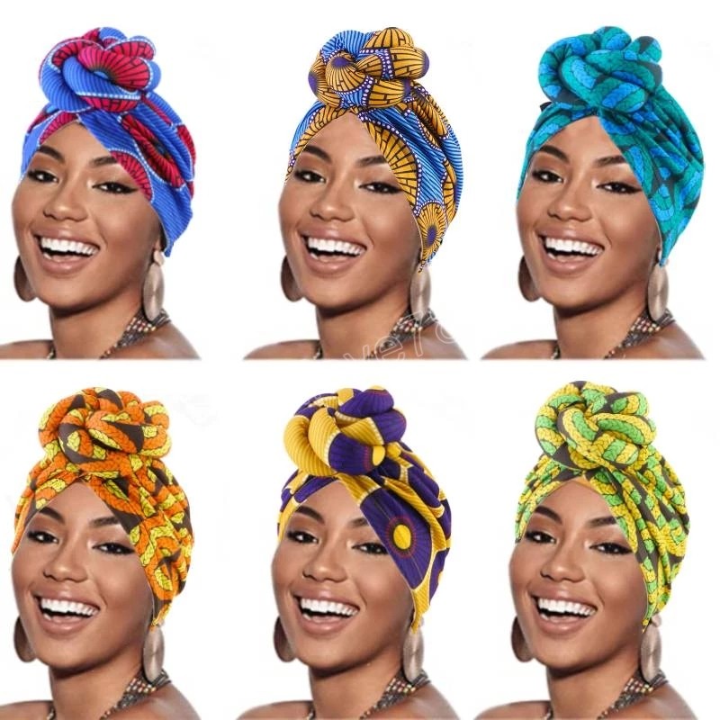 African Print Turban Cap for Women Fashion Pre-Made Top Knot Head Wraps Flower Ggeometry Braids Ladies Party Headdress
African Print Turban Cap for Women Fashion Pre-Made Top Knot Head Wraps Flower Ggeometry Braids Ladies Party Headdress