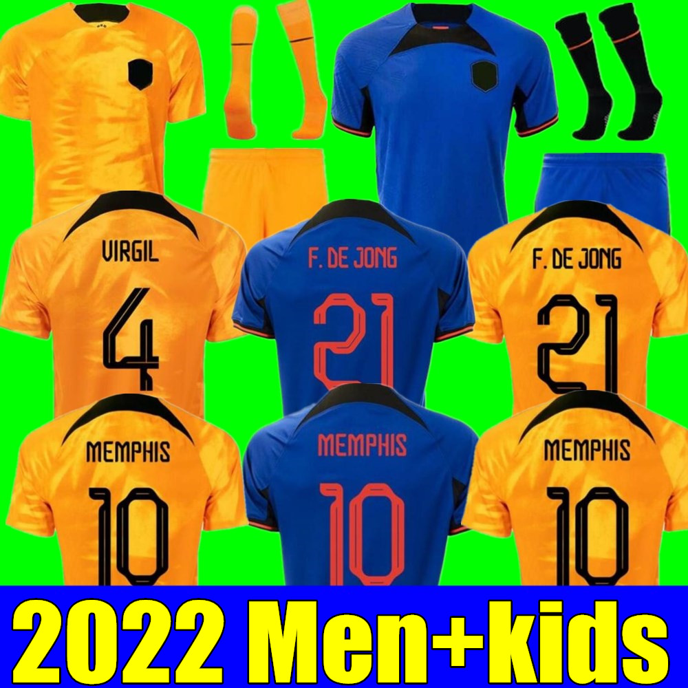 Netherlands MEMPHIS soccer jersey 2022 DE JONG Holland DE LIGT WIJNALDUM VAN DIJK 22 23 football shirt Adult men Women kids kit DUMFRIES, Kids home+world cup patch
Netherlands MEMPHIS soccer jersey 2022 DE JONG Holland DE LIGT WIJNALDUM VAN DIJK 22 23 football shirt Adult men Women kids kit DUMFRIES, Kids home+world cup patch