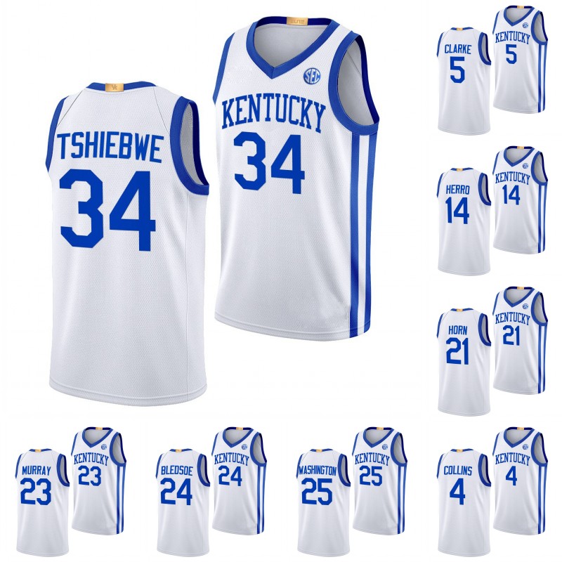 Kentucky Wildcats 34 Oscar Tshiebwe 2022-23 Elite Basketball Jersey P.J. Washington Eric Bledsoe Anthony Davis Cason Wallace Walker Horn Tyler Herro Grant Darbyshire
Kentucky Wildcats 34 Oscar Tshiebwe 2022-23 Elite Basketball Jersey P.J. Washington Eric Bledsoe Anthony Davis Cason Wallace Walker Horn Tyler Herro Grant Darbyshire