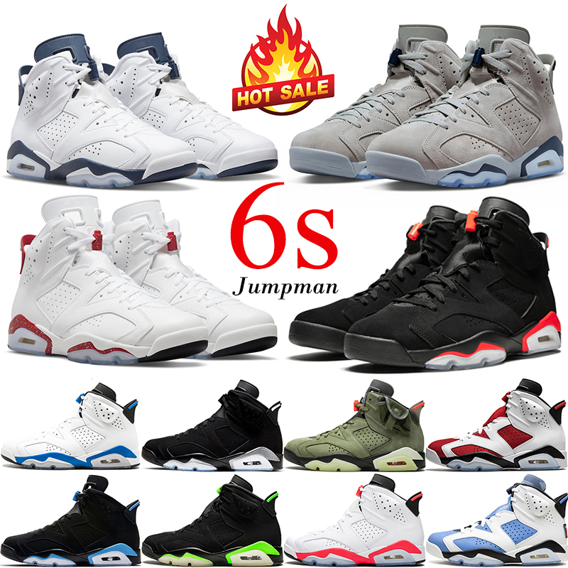 Jumpman 6 6s Men Basketball Shoes Sneakers Georgetown UNC University Blue Red Oreo Black Cat Midnight Navy Cactus Jack Mens Womens Outdoor Sports Trainers
Jumpman 6 6s Men Basketball Shoes Sneakers Georgetown UNC University Blue Red Oreo Black Cat Midnight Navy Cactus Jack Mens Womens Outdoor Sports Trainers