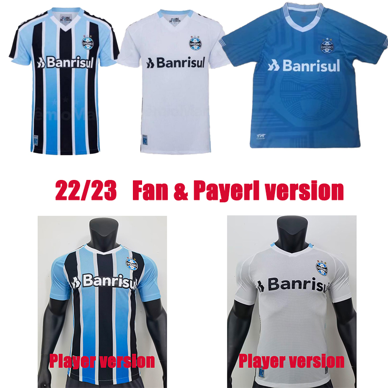 Gremio Soccer Jersey 22 23 Home Away Fan& Player Version Football Shirts 2022 2023 ELKESON FERREIRA ELKESON GEROMEL KANNEMANN DIEGO SOUZA Adult, Third with patch 2
Gremio Soccer Jersey 22 23 Home Away Fan& Player Version Football Shirts 2022 2023 ELKESON FERREIRA ELKESON GEROMEL KANNEMANN DIEGO SOUZA Adult, Third with patch 2