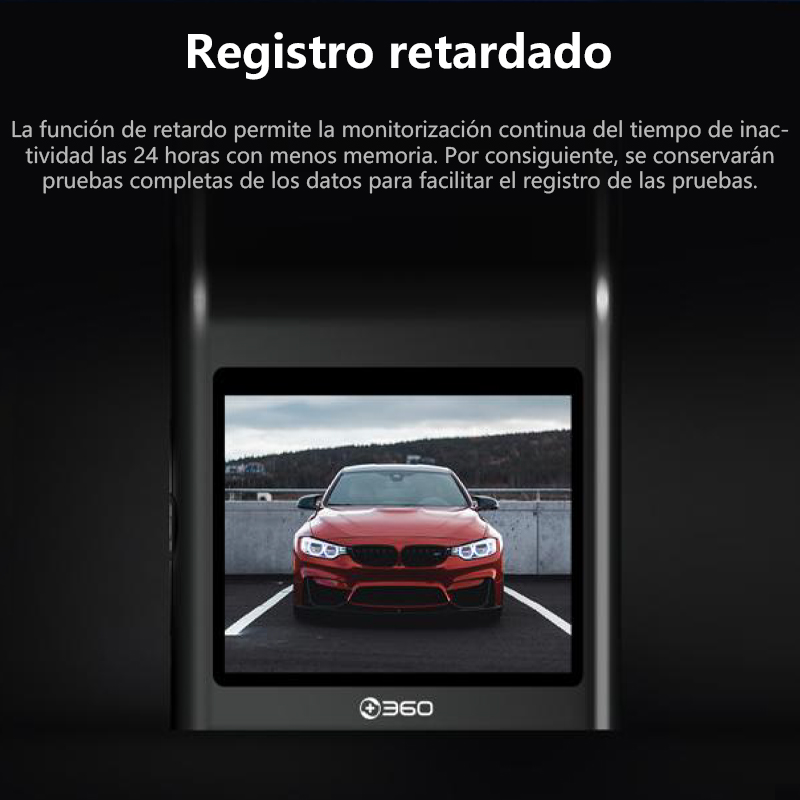 IP Cameras 360 Dash Cam G300H 160° Wide Angle 1296P HD Video Quality Night Vision GPS And Google Maps Fatigue Reminder Parking Monitoring