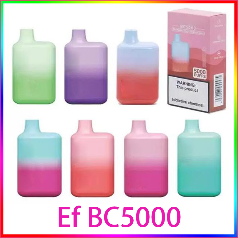 Electronics Ef BC5000 Disposable Rechargeable Cigarettes 650mAh 13ml per-filled Cartridges Pod 5%nic Vaporizers E 5000 cigvapes
Electronics Ef BC5000 Disposable Rechargeable Cigarettes 650mAh 13ml per-filled Cartridges Pod 5%nic Vaporizers E 5000 cigvapes