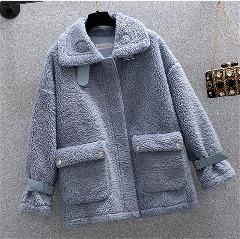 Women' Fur Women' & Faux 2022 Winter Chic Lamb Wool Coat Large Size Motorcycle Clothing Loose Jacket Girls Short Cotton Outerwear, Black
Women' Fur Women' & Faux 2022 Winter Chic Lamb Wool Coat Large Size Motorcycle Clothing Loose Jacket Girls Short Cotton Outerwear, Black