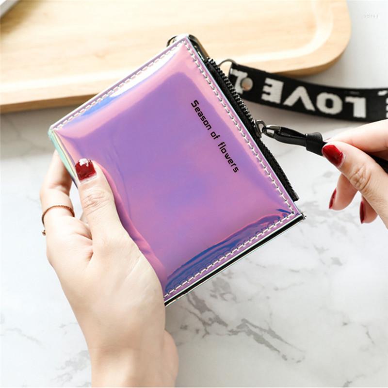Wallets Women Laser Holographic Rainbow Short Cute Purse Small Wallet Folding Card Holder Coin, Pink
Wallets Women Laser Holographic Rainbow Short Cute Purse Small Wallet Folding Card Holder Coin, Pink