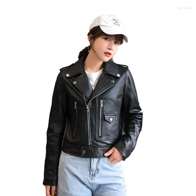 Women's Leather Women Genuine Sheep Coat Lady Female Real Skin Versatile Motorcycle Jacket Fall/winter Coats Trench Clothes Women's &, Black
Women's Leather Women Genuine Sheep Coat Lady Female Real Skin Versatile Motorcycle Jacket Fall/winter Coats Trench Clothes Women's &, Black